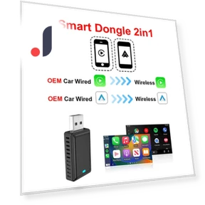 Carplay Android Auto 2-in-1 AI Box Adapter — Stereo Receivers, Dream Garage