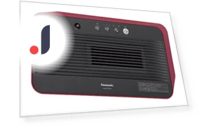 Compact Ceramic Fan Heater with Human Sensor — Portable Heating Solutions, Panasonic