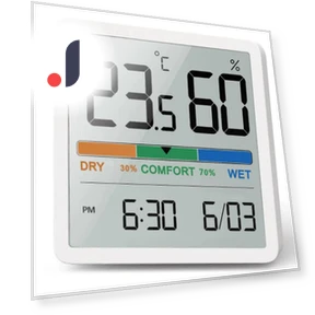 Digital Home Indoor Temperature Humidity Meter — Home Climate Control, JOHO - CarGear