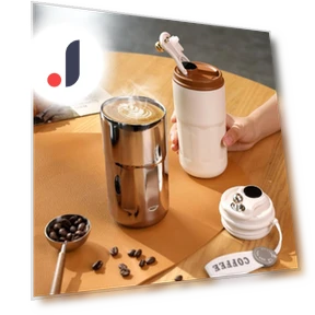 Digital LED Temperature Display Smart Thermos — Beverage Warmers, Optimized General