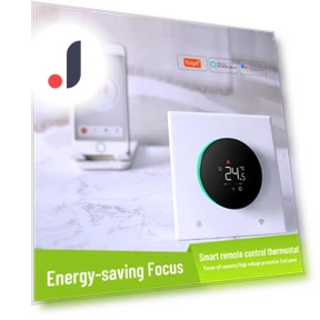 Digital Thermostat with Knob — Home Climate Control, Tuya