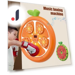 Fruit Musical Boxing Machine with Gloves — Boxing Training Gear, dingdangling