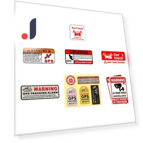 GPS Tracking Alarm Sticker — Accessories, Dream Garage