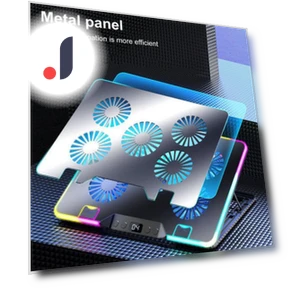 Laptop Cooling Stand with Digital Display — Cooling Pads & Fans, CE