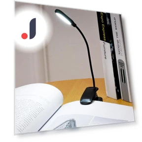 LED Reading Light with USB Charging and Clip Mount — Reading Lights, AI Supermarket