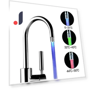 LED Shower Faucet Attachment — Fixed, XHJ12