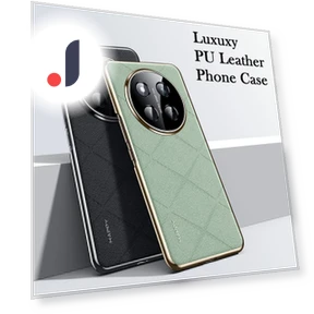 Luxury Mesh Pattern PU Leather Case — Phone Accessories, KEYSION