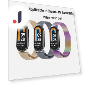 Magnetic Stainless Steel Strap — Fitness Bands, Xiaomi