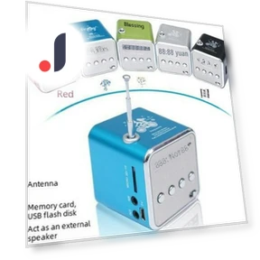 Mini Bluetooth Speaker with Display — Portable Audio, AI Supermarket