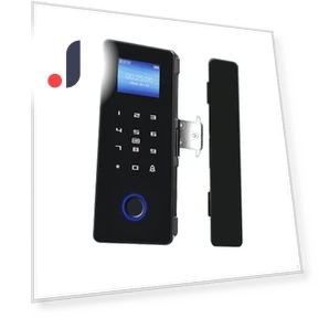 Premium Smart Glass Door Lock with Fingerprint Scanner — Locks, Handy Hobbies