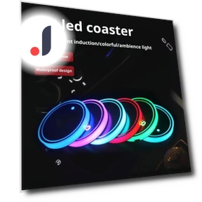 Rechargeable LED Car Cup Holder Lights — Car Cup Holders, dingdangling