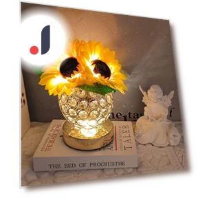 Rechargeable Wireless Sunflower Flower Lamp — Lighting Accessories, Great3C