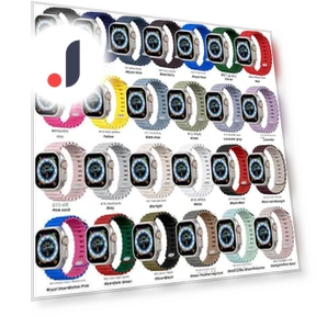 Silicone Strap for Apple Watch Ultra Marine — Bands, AI Supermarket