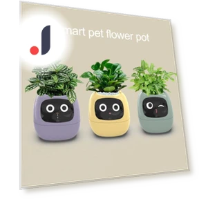 Smart Flower Pot with AI Expressions — Vegetables, Practical Household