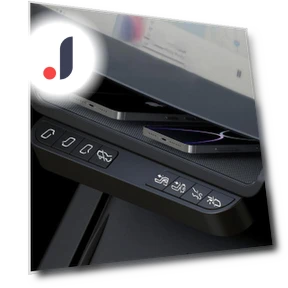 Smart Storage Box for Physical Buttons — Floor Consoles, Dream Garage