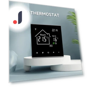 Smart Thermostat with LCD Touch Screen — Home Climate Control, Build My Home