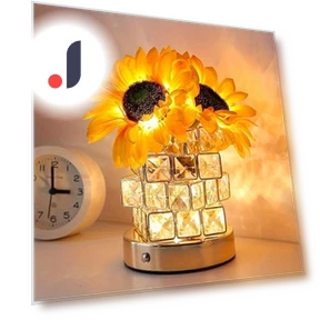 Sunflower LED Touch Lamp — Study & Desk Lighting, TrendyFinds