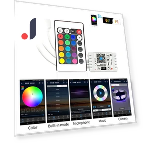 Wi-Fi LED RGB Controller with IR Remote — Remote Controls, Super Star Mall