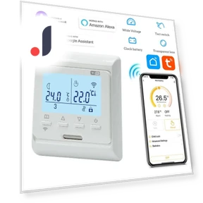 WiFi Programmable Thermostat for Electric Floor Heating — Smart Climate Control, Build My Home