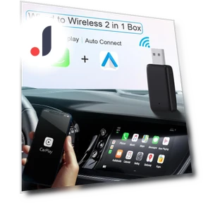 Wireless Car Adapter for CarPlay and Android Auto — Phone Accessories, AI Supermarket