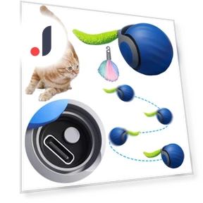 Automatic Moving Cat Toy Ball — Cat Playthings, Chic Home
