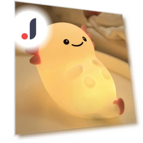 Cute Axolotl Night Light — Lamps & Shades, Baby Stuff