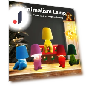 Desk Lamp in Shape of Little Person — Creative Lighting Solutions, Cleaner Products