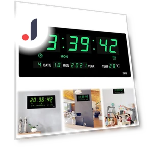 Digital Alarm Clock with Large Display — Clocks, Chic Home
