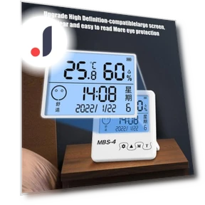 Electronic LCD Thermometer Hygrometer — Home Climate Control, Enjoy Smart Home