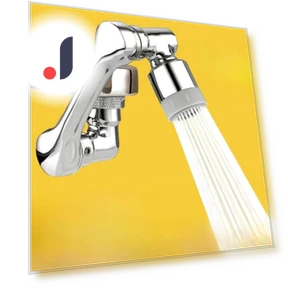 Faucet Extender, Robotic Arm ABS, Single Mode, 1080° Rotating Universal Faucet Extender — Aerators, DC-HOME Textile