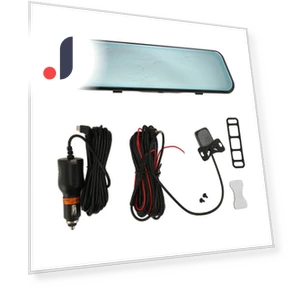 Full HD 1080P Smart Mirror Parking Assistant with Dual Cameras — Rearview Cameras for Cars, Zeblaze
