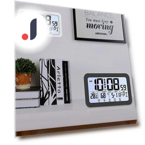 Large Digital Wall Clock — Clocks, DC-HOME Textile