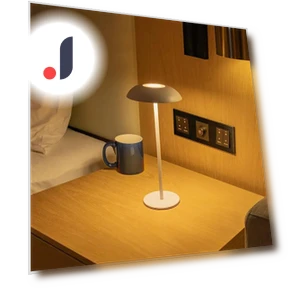 LED Touch Desk Lamp with USB Charging — Desk & Table Lighting, Chic Home