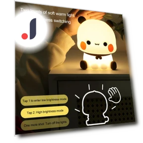 Night Light with Cartoon Panda Design — Night Lights, aiyalei