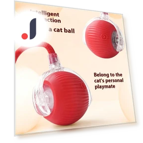 Rechargeable Interactive Pet Toy Ball — Cat Playthings, Xiao Home