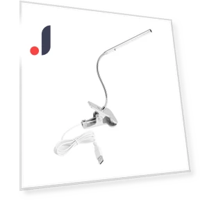 Rechargeable Touch LED Desk Lamp with Flexible Book Clamp — Study & Desk Lighting, Tomshine