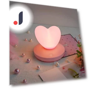 Romantic LED Heart Night Light — Night Lights, Chic Home
