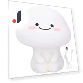 Silicone Night Light with USB Charging and Touch Timer — Night Lights, TOMTOP JMS