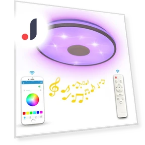 Smart Bluetooth Music Lamp — Overhead Lighting, Supermarket GO