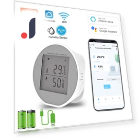 Smart Temperature and Humidity Sensor — Home Climate Control, ToyousoniC