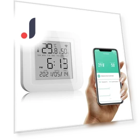 Smart Thermometer Hygrometer — Home Climate Control, Chic Home