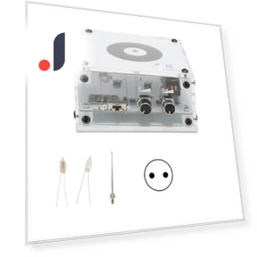 Tesla Coil Arc Touch Wireless Transmission White Plasma Speaker with Light — Portable Audio, Zeblaze