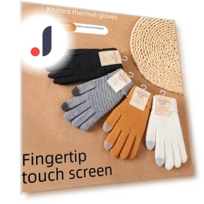 Touchscreen Gloves with Pineapple Design — Gloves, CrossCart