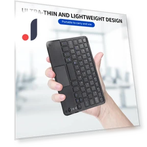 Ultra-thin Mini Bluetooth Keyboard with Touchpad — Keyboards, Toto Market