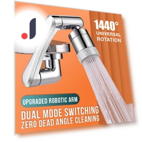Universal Rotating Robotic Arm Extension for Faucet — Extension Tubes, DC-Home-2