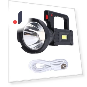 USB Rechargeable Flashlight Projector — Flashlights, TOMTOP JMS