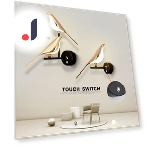 Wall Light with Touch Switch — Standing Lights, Chic Home