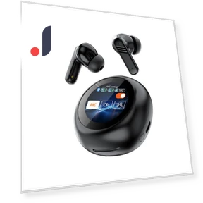 Wireless Smart Headphones with ANC Noise Cancellation — Over-Ear Headphones, Along Choice