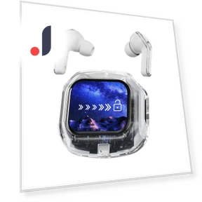 Wireless Smart Headphones with Touch Screen — In-Ear Headphones, Along Choice