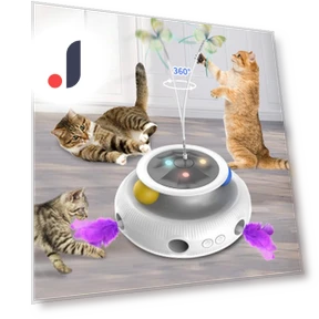 3-in-1 Electric Cat Toys Self Hi Cat Teaser — Cat Playthings, Smart Pet Supplies